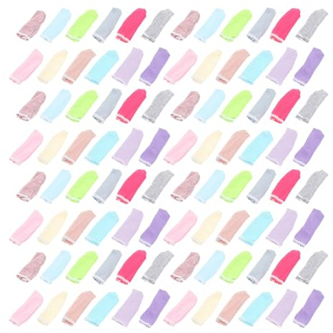 Anneome 100piezas Cubrededos De De Algodón Prácticos y Transpirables Cubrededos Trabajo De Parto De