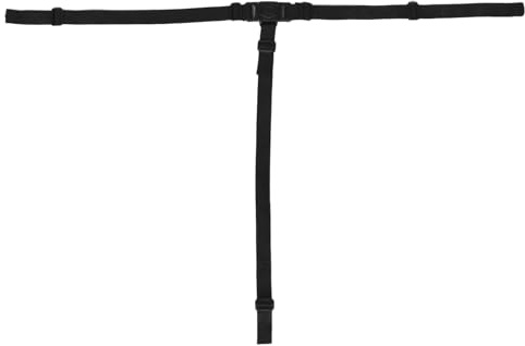 ANDRESLAD Correa de Seguridad para Bebés de 3 Puntos Arnés Ajustable de Nailon Negro para Cochecito Trona y Silla Infantil Banda Protectora Ergonómica para Uso Diario 1 Pieza