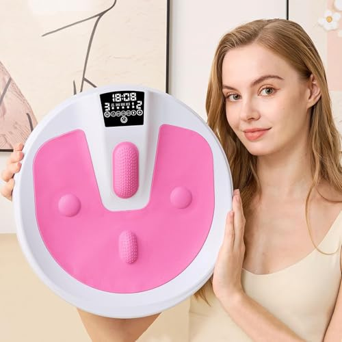 Pelvic Floor Trainer for Women, Pelvic Floor Exercise Devices, Electric Pelvic Floor Muscle Training, Portable Pelvic Floor Muscle, with Heating & 5 Modes