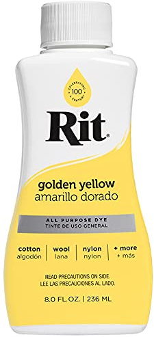 Nakoma Rit Liquid Dye,Golden Yellow, 14.22 x 6.35 x 5.08 cm, 236 ml