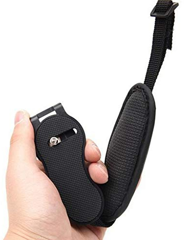 Egurs Universal-Kamera-Sicherheits-Handschlaufe, Leder-Handgriff-Bügel für DSLR-Kameras Verwendbar für Nikon Canon Panasonic