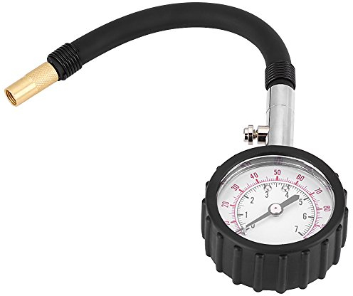 manometro pressione gomme + Tester del misuratore di pressione dei pneumatici per autocarri Motocicletta Motocicletta 0-100 psi