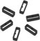 Lot de 6 anneaux de fermeture en silicone de rechange compatibles avec Amazfit T-REX/GTR 4/GTR 3 pro/GTR 2 Band Keeper pour bracelet Amazfit Cheetah Pro/Bip 6/Bip 5 Unity, 22mm