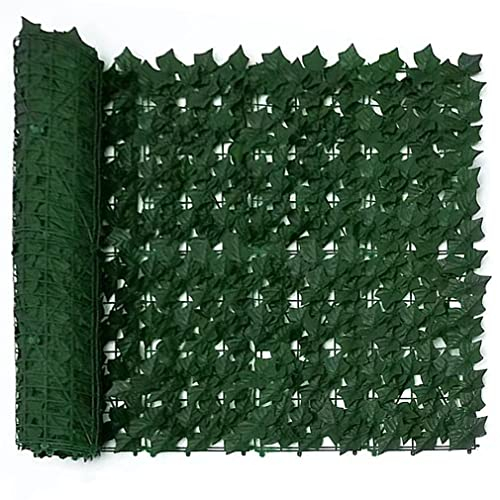 Künstliche Efeu Hecke Sichtschutz Sichtschutzwand Landschaftsbau Gartenzaun Balkonschirm Grün Kunststoff Garten Sichtschutzzaun HXJDP221206(Size:200x500cm)