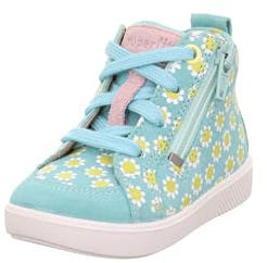 Superfit flickor Supies lära-gå-sko, Ljusgrön gul 7510, 21 EU