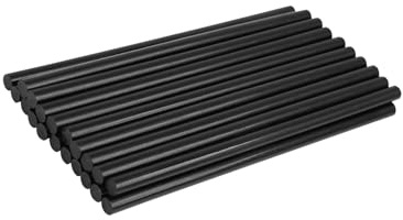 Motoforti 20 Pcs Black Car Hot Glue Paintless Dent Removal Sticks 7mm x 150mm Long-lasting