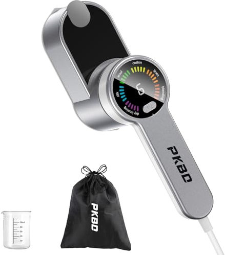 PKBD Clothes Steamer 2 In 1 Handheld Travel Steamer for Clothes,Led Portable Steam Iron with Six Intelligent Modes,9s Fast Heat-Up - 1200w Garment Steamer with Storage Bag Gold-Silvery