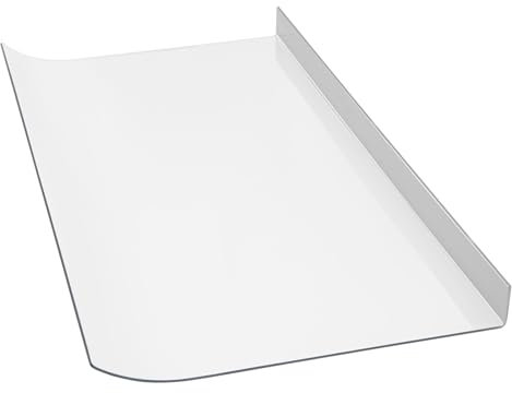 Clear Awning Canopy, Metal Window Awning, Outdoor Roofing Canopy, Front Door Awning, UV Rain Snow Protection, for Doors, Windows, Corridors, Patios, Balconies, Garage Doors, etc (clear, 50 * 1200cm)