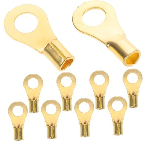 GARVALON 10pcs Automotive Electrical Terminals Kit Wire Connectors for Car Audio Wire Crimp Connector for Gauge Audio Power Plug