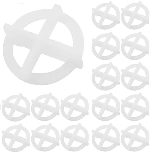 Sistema di livellamento delle mattonelle da 1 mm, distanziatore a croce per piastrelle, colore bianco, per installazione e allineamento a pavimento