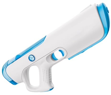 Wasserpistole Elektrisch, Wasserpistole Erwachsene 26-33 FT Reichweite, 350ml Große Kapazität Wasserspritzpistole Elektrisch, ABS Electric Water Gun in Impuls-Emission, für Kinder Erwachse (Blau)