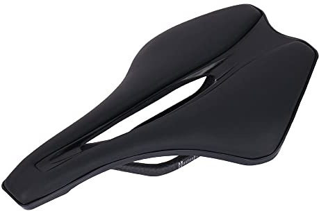 Selle de vélo en Fibre de Carbone Ultra - légère Respirante 245 * 143mm Selle de VTT en Fibre de Carbone 125g