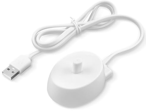 Electric Toothbrush Charger Compatible with Oral-B P2000 P4000 P6000 P7000 D10 D12 D16 D20 D34 Models, Electric USB Toothbrush Charger, Charging Base for Travel, Waterproof Power Cord Cable