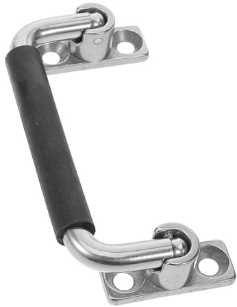 TOKIDNY Klappgriff Aus Edelstahl Mit Gummigriff Schwerlast Zuggriff 100mm Klappbarer Türgriff Für Schränke Kisten Und Metallgeräte