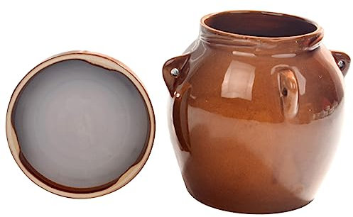 POPETPOP Bocal à Cornichons Hermétique Pot De Choucroute De Cuisine Réceptacle Pour Aliments Secs