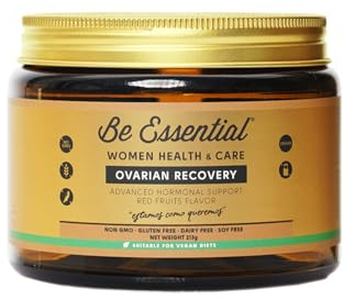 Be Essential - ​Ovarian Recovery - Myo Inositol, Zinc, Magnesio, GABA, Sauzgatillo, Vitaminas B6 – Suplemento para SOP, Ciclo Menstrual Irregular y Salud Hormonal Femenina – Polvo 213g - Frutos Rojos
