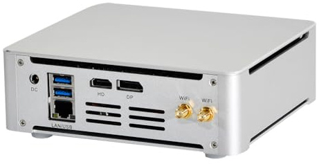 ANDAQI 4K Mini PC, Desktop Computer, Server, Quad Core I5 7300HQ, Windows 11 / Linux Ubuntu, BM21, Wi-Fi 6, BT 5.2, DP, HDMI, 6 x USB3.0, Type-C, LAN, Smart Fan, 32G RAM DDR4, 1TB SSD