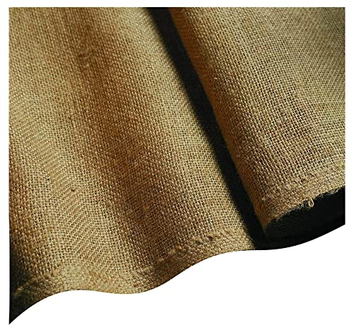 NOOR Jute-Zuschnitt Schwer 0,9 x 5 m I Premium Juterolle zum Adventskalender selber basteln, als Deko-Material oder als Frostschutz für Pflanzen I Jute-Winterschutz für Topf- und Kübelpflanzen I Natur