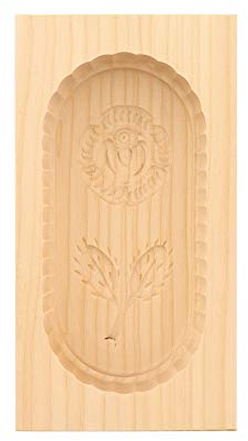 HOFMEISTER® Muffa di Burro, Quadrata, 19x9,6x4,3 cm per 250 g con Motivo (Rosa)