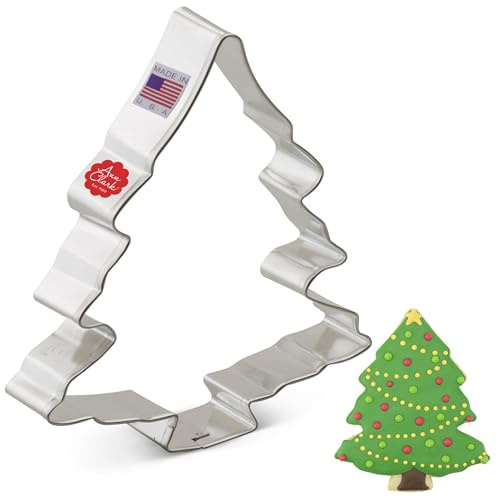 Ann Clark Ausstechform - Tannenbaum - 10,16 cm - US verzinnter Stahl