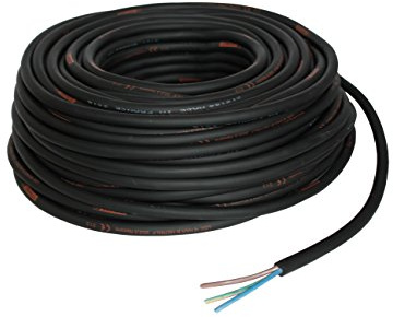 TITANEX KABEL H07RN-F 3x2,5 mm² (3G2,5) Baustellenkabel, Industriekabel geeignet für den Außenbereich 5-50m (15m)