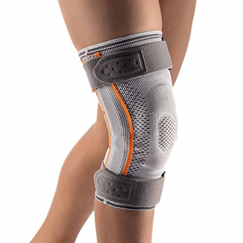 Bort Stabilo® Kniebandage mit Gelenk Knie Gelenk Bandage Stütze silber Kinder