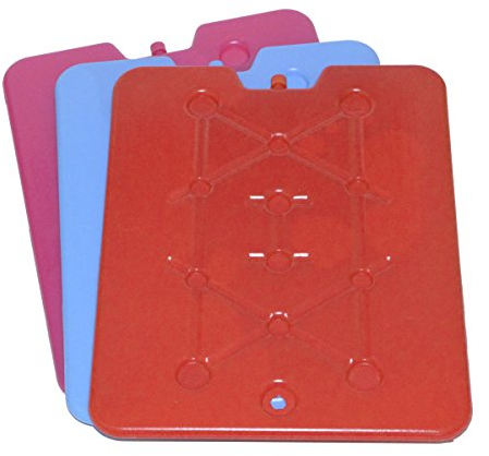 all-around24 2 Stück Kühlakku extra flach und Gross Kühlelemente für die Kühltasche oder Kühlbox wiederverwendbar Getränke Box(2 St. x 33x25x1cm)