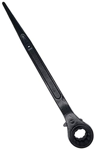 19 x 21mm Black Ratchet Podger Spanner Quick Release Scaffold Wrench