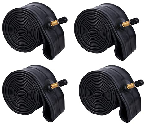 BWSHLF 29 Bike Tubes (4 Pack), MTB Bicycle Replacement Durable Butyl Rubber Fit 29x1.75/2.3, Schrader Valve 35mm