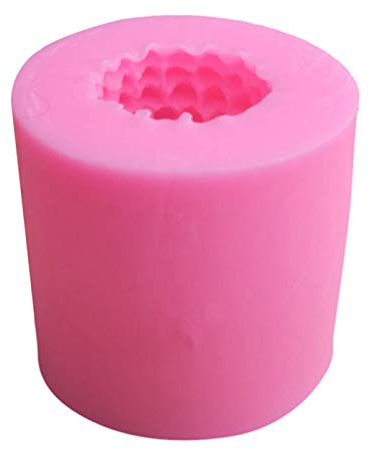 QSCTYG Kerzen GießForm 2 stücke 3D Kiefer Kegel Silikon Kerzenform DIY Handgemachte Aromatherapiekerzen Bienenwachs Kerze Herstellung von Schimmel 35 (Color : Light Grey)