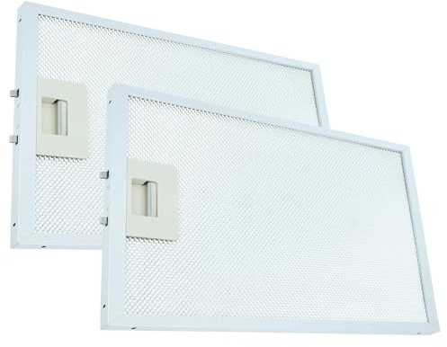 vhbw 2x filter metallfettfilter ersättning för IKEA 480122102168 för köksfläkt - 30,4 x 26,8 x 1,2 cm, metall
