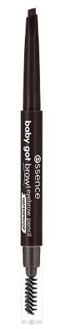 essence baby got brow! eyebrow pencil, Nr. 30, Braun, langanhaltend, sofortiges Ergebnis, natürlich, vegan, wasserfest, ohne Mikroplastikpartikel, Nanopartikel frei, 1er Pack (0.25g)