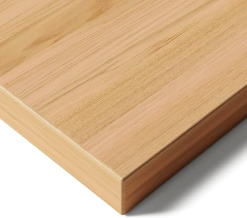 Desktronic Tischplatte 200x80 cm Schreibtischplatte – Perfekt für höhenverstellbare Schreibtische, Esstische und mehr – Made in Europe – 25 mm stabile Tischplatte langlebig (Eiche)