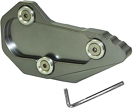 Motorrad Seitenständer Unterlage Für R1200RS R1200R Für R1200 RS/R 2015-2018 Motorrad CNC Kickstand Fuß Seite Stehen Verlängerung Vergrößern Pad Unterstützung Platte(1)