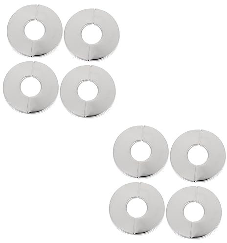 OSALADI 2sets Ersatz Abdeckung Platten Edelstahl Dekorative Abdeckung Für Löcher Abdeckung 4 Stücke * 2