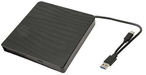 Gehäuse-Kit für Externe Optische Laufwerke, Ultraflacher, Tragbarer USB 3.0 Typ C Externer CD-Brenner, Kompatibel mit 9,5 Mm 9 Mm SATA-Fach Zum Laden von CDs, DVDs, BDs, (Typ D)