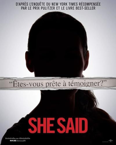 She Said – Original Kinoposter – 120 x 160 cm – 2022 – Zoe Kazan, Carey Mulligan