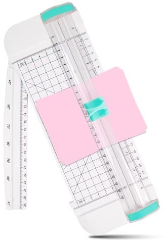 Meafeng Papierschneider, Papierschneider A5, Schneidemaschine Papier mit Automatischer Sicherheits Sicherung, Papier Schneidegerät für Scrapbooking Papier, Fotos, Handwerksprojekt, Etikett