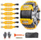 6PCS Cadenas de Nieve para Coche Ninonly Universal Cadenas para Coche con Pala de Nieve de Plástico y Guantes Cadenas para Nieve Fácil de instalar para Automóviles SUV Ancho Neumático 165-265mm