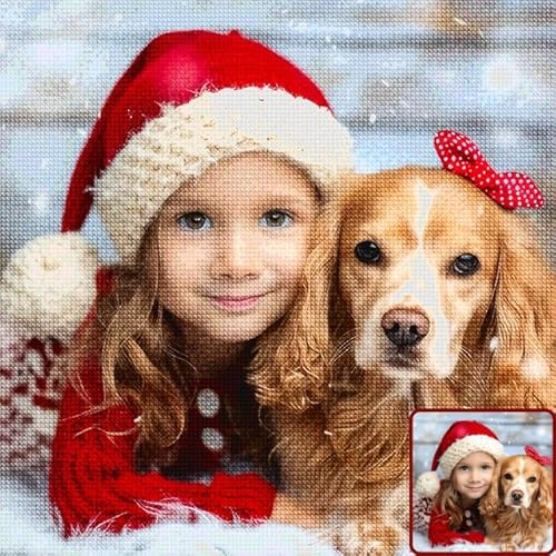 Personalisiertes Diamond Painting - 5D Eigenes Foto DIY Kreatives Geschenk für die Wanddekoration zu Hause