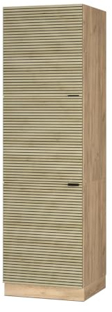 Vicco Herdumbauschrank Fame-Line, Herdschrank, Eiche Paneel, 60 cm