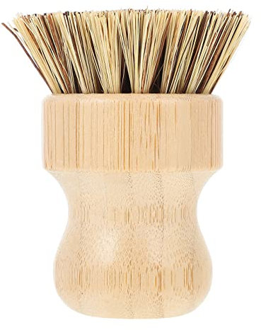 minkissy Cepillo Para Platos De Bambú Multifuncional Cepillo Para Verduras y Ollas Para Fregar Platos La Cocina Lavaplatos
