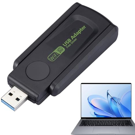 Adaptador WiFi USB 600Mbps Antena Doble Externa Plug Play | Dongle USB Inalámbrico Doble Banda Compatibilidad Amplia Y Compacta Para PC, Sobremesa Y Portátil