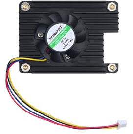 All-in-One 3007 Cooling Fan for Raspberry Pi Compute Module 5 (CM5) - 5V PWM Speed Adjustable, Low Noise, Space Efficient, with Thermal Tapes, Fast Heat Dissipation