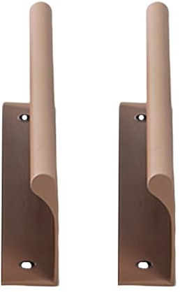 JMCXSM592 2 pezzi Tiretti Armadio Nascosto maniglie per ante Invisibile Pomello Armadietti Colorato,Manopole porta d'ingresso Cassetto Maniglione Tavolino Pomolo Mobile (200mm,Curry)