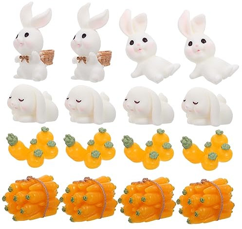 TOYANDONA 2 Ensembles Décoration de Jardin Micro Sculptures de Carottes pour Décor de Jardin pour Amateurs de DIY