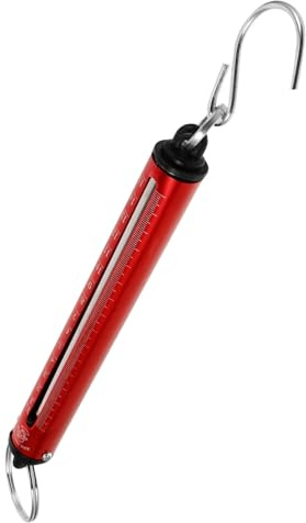 YOSADIER Tragbare Kleiner Federwaage Handwaage Aus Edelstahl Mit Haken Mechanische Kofferwaage Für Reisen Und Gepäck Bis 15 Kg