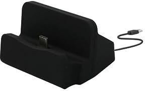 LALAFINA Cargador USB c De Escritorio con Soporte Estable Estación De Acoplamiento Tipo c para Smartphones XL XL y Dispositivos Compatibles Sincronización y Carga Rápida Base Compacta Negra