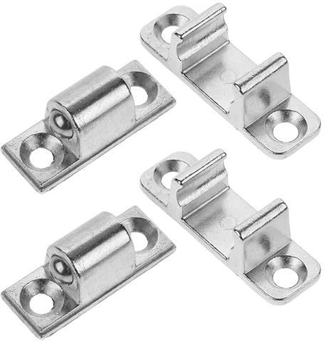 Artibetter Universal Range Hood Panel Fastener 4 Pack Metal Kitchen Hood Latches for Secure Panel Hold Easy Diy Installation Compatible with Multiple Brands Range Spare Parts