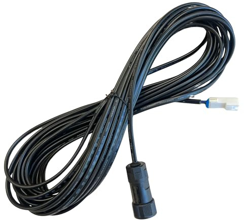TIMBERA Câble de chargement 10m/32ft pour Worx Landroid – Femelle à Femelle – Câble d’alimentation basse tension pour connecter l’alimentation et la base de charge 10 mètres [32 pieds]